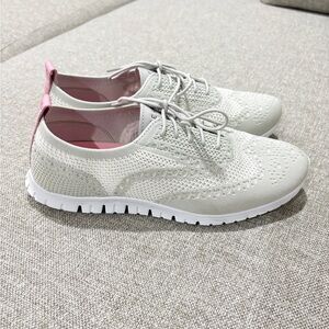 Cole Haan Cream and Pink Sneakers